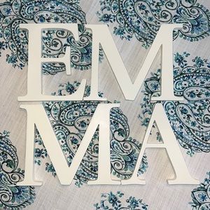 Pottery Barn kids 8” wall letters